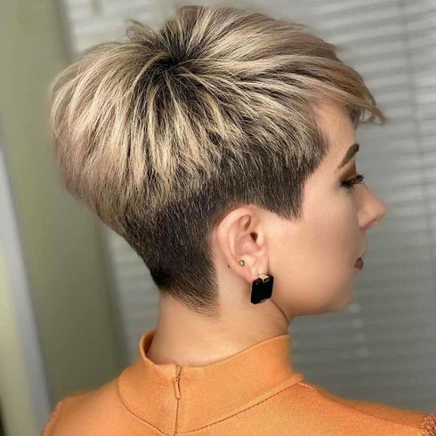 Undercut pixie hair highlights 2022-2023