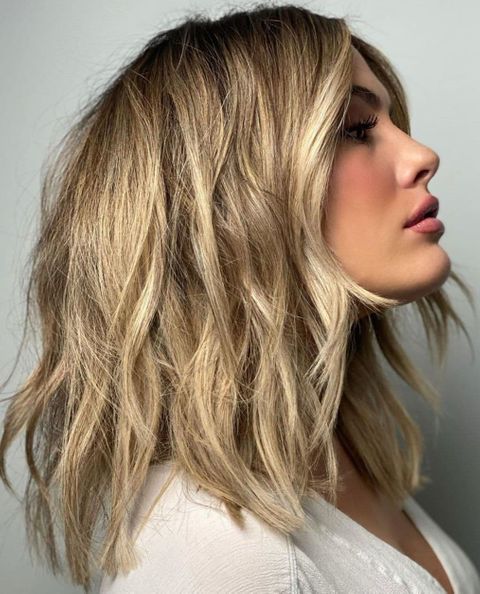 Cool Shoulder Length Blonde Hair