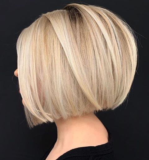 Butter Blonde Bob Hair