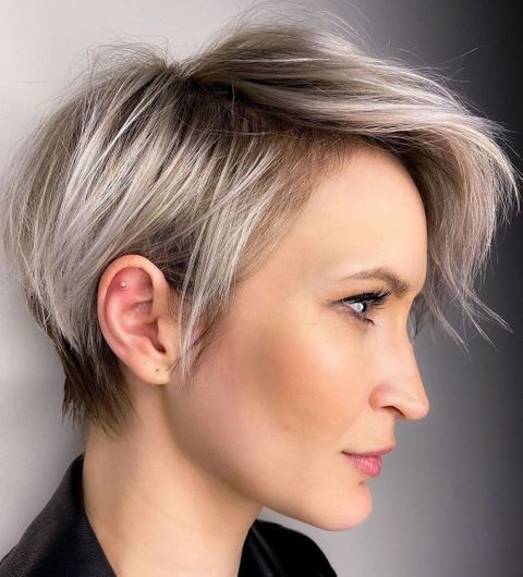 Pixie Cut for Ash Blonde Hair