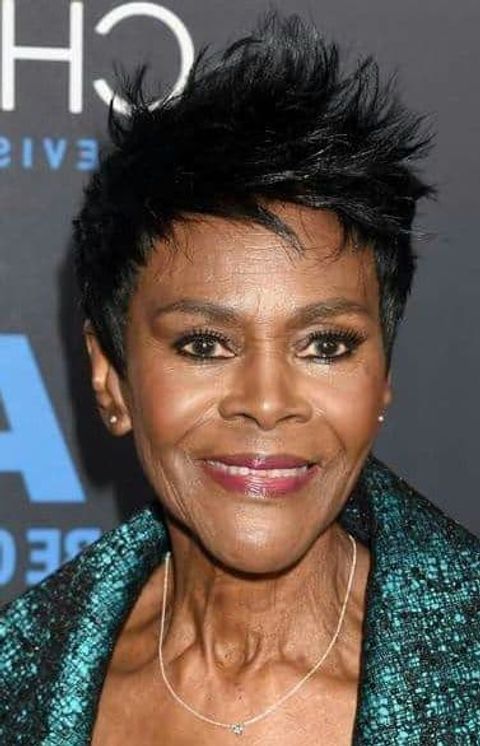 Modern black short hair over 60