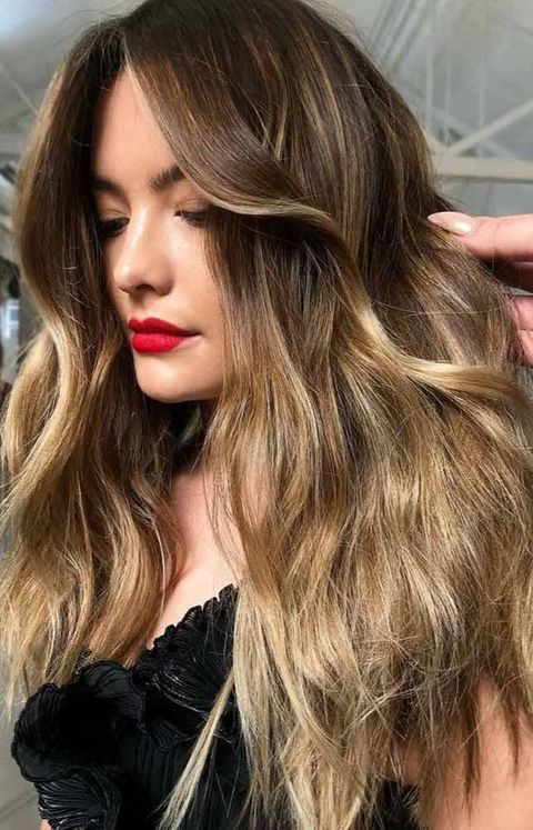 Blonde-To-Brunette Balayage