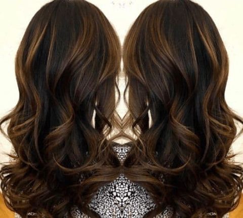 Balayage on Dark Brown Hair