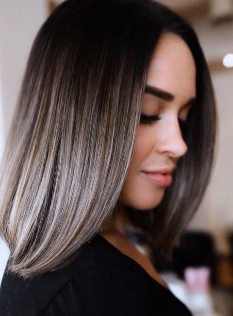 Frosted Brunette Balayage