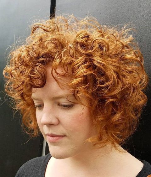 Red Frizzy Wavy Hair