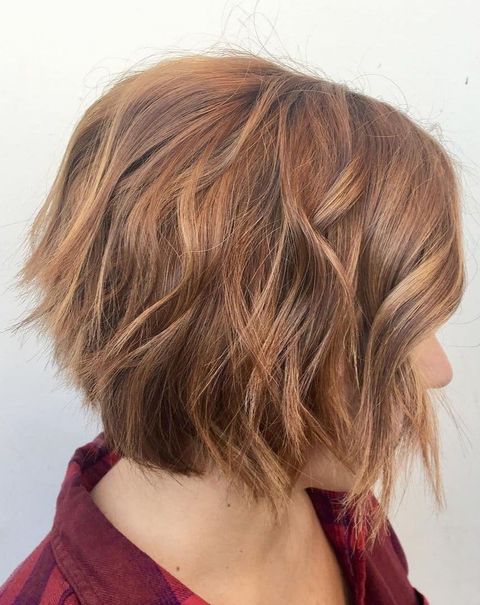 Short Choppy Wavy Hairstyle