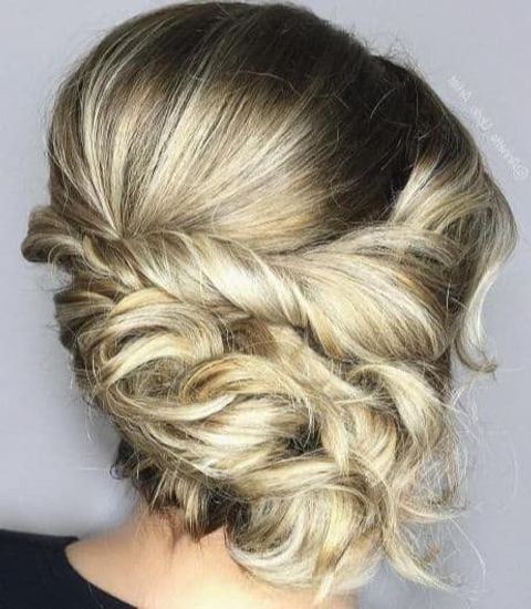 Side Swirl Updo