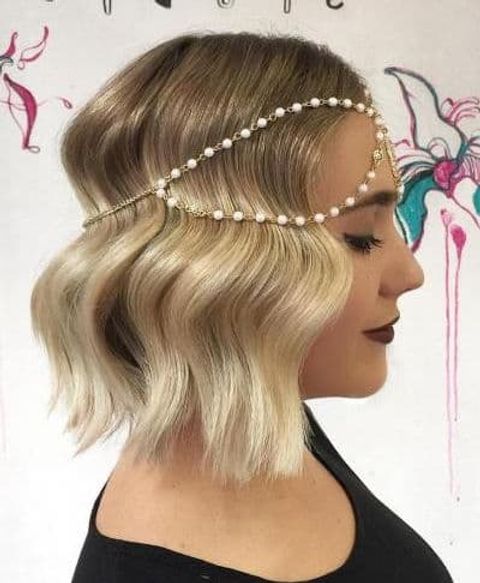 Vintage Waves with Hairpiece