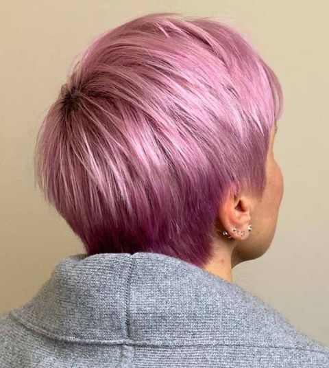 Pink short cut