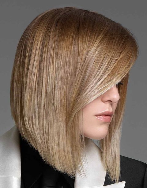 Straight hair style bob cut