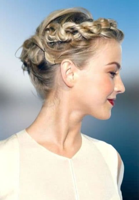 Chic braids bun hair