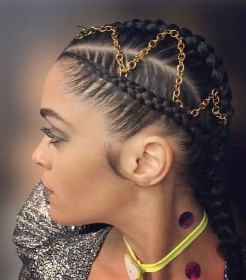 Chic cornrow for girls