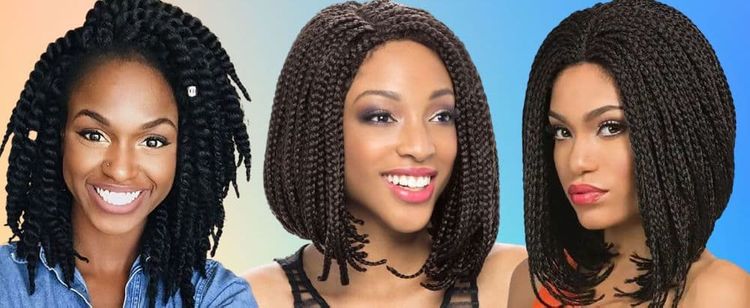 Latest braided bob hairstyles