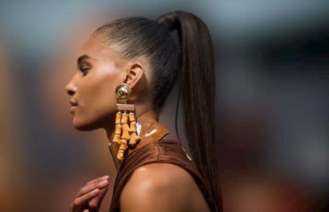 Cool ponytail for black women