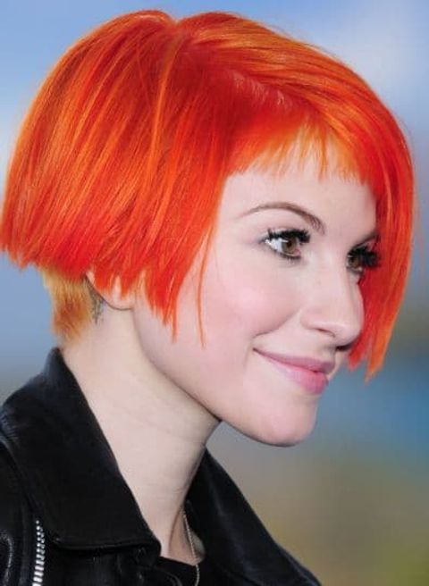 Red hair color ideas for short hair