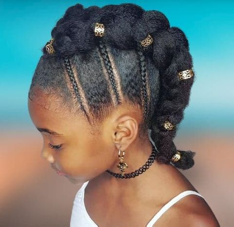 Mohawk braids for kids