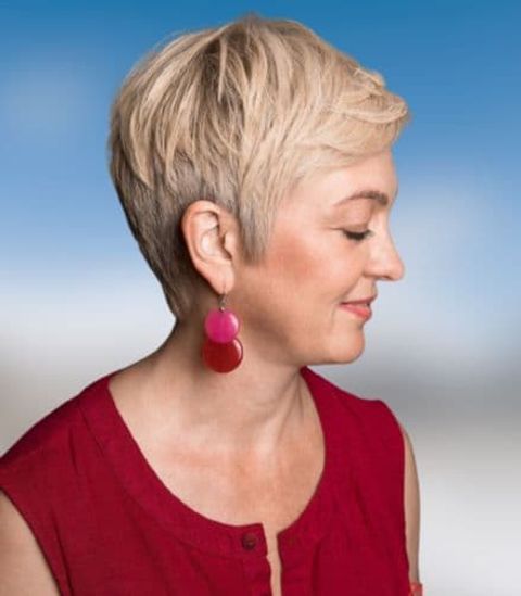 Easy short haircut for women