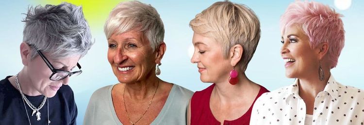 Latest short pixie haircuts for women over 60