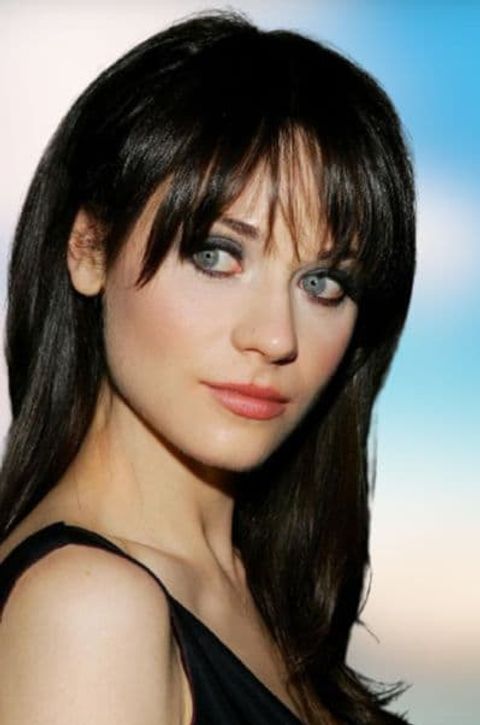 long hairstyles with bangs