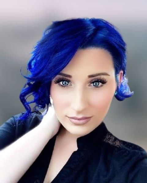 blue hair color shades for short hairstyles