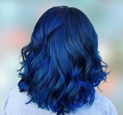 blue hair color shades for short hairstyles