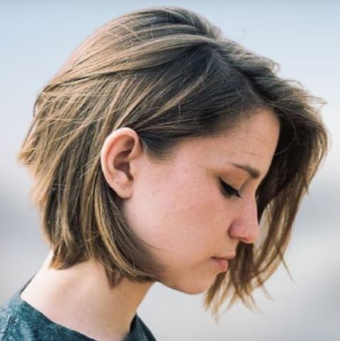 Thin hair short haircut for girls