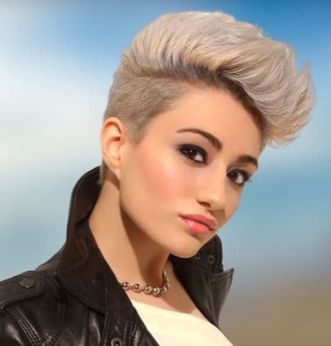 Undercut mohawk hairstyles for teenage girls