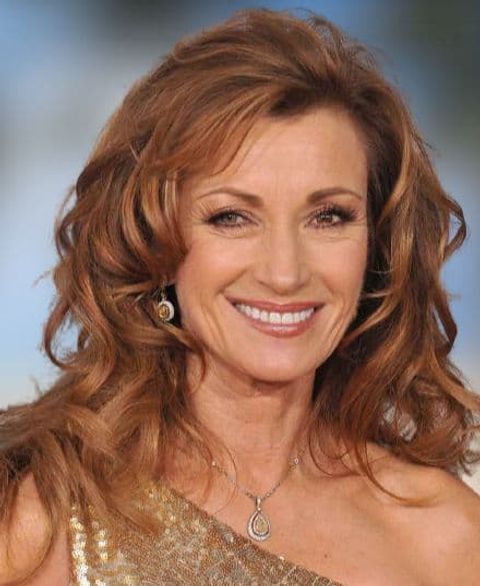 brown wavy long hairstyles for older women