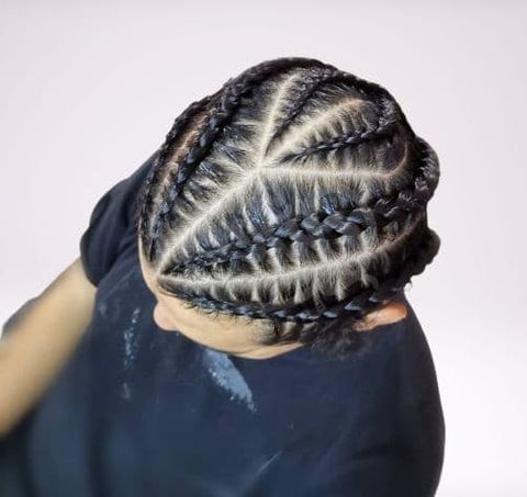Big braids cornrow hairstyles for men