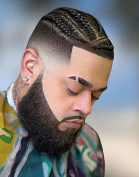 Cornrow braids for men