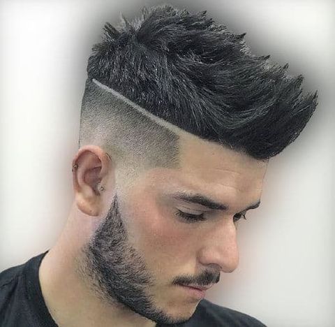 Brushed up taper fade