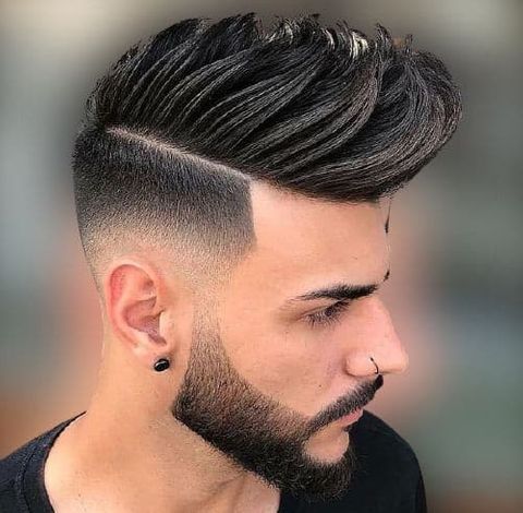 layered taper fade