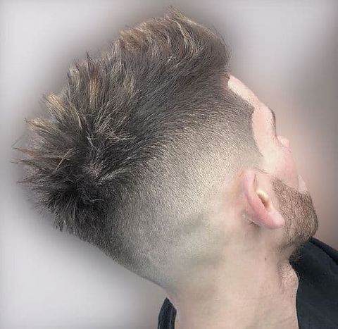 Fine hair taper fade