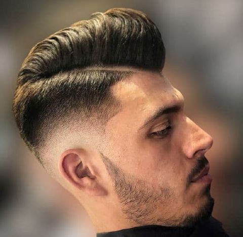 Low taper fade haircut