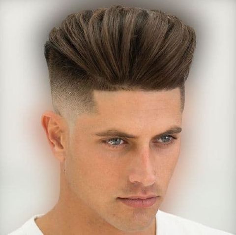 Pompadour taper fade