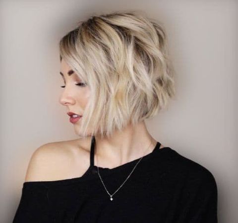 layered short haircut and hair styles