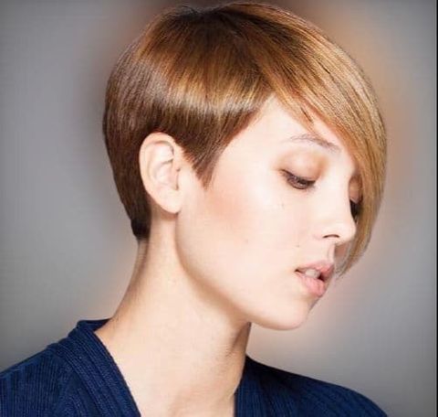 Brown color pixie cut 2021-2022