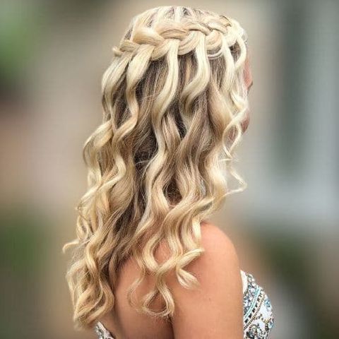 Highlight waterfall braids