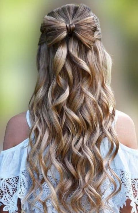 Ribbon waterfall braids