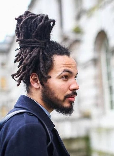 Dreadlock ponytail for men 2021-2022