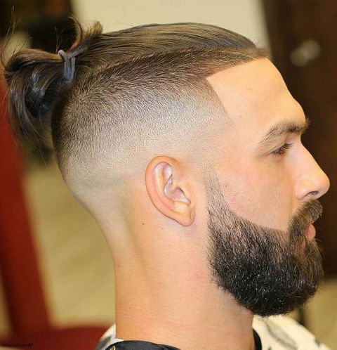 Side undercut high ponytail for men in 2021-2022