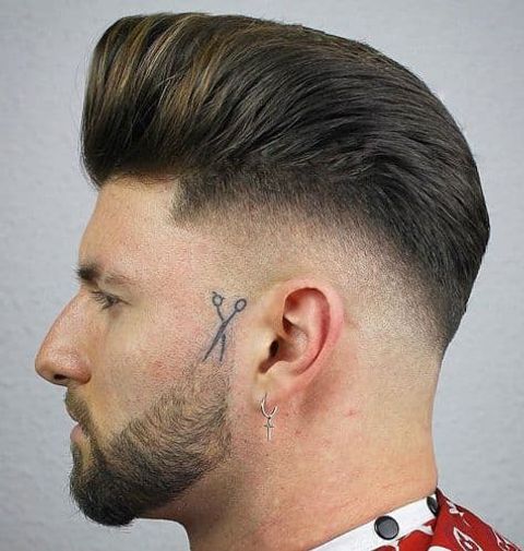 high fade pompadour for men 2021-2022