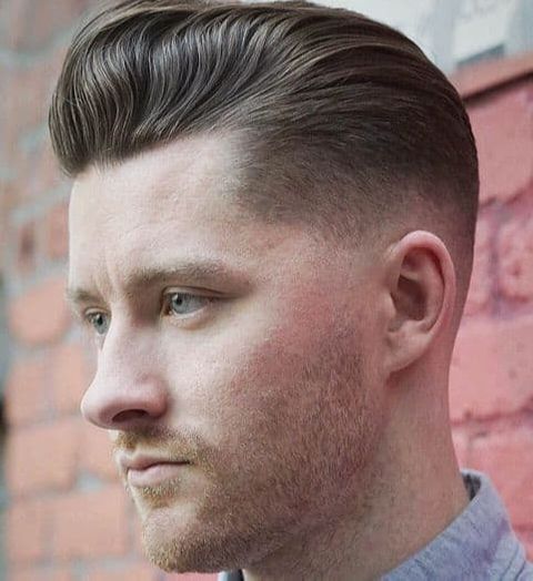 low fade pompadour for men 2021-2022