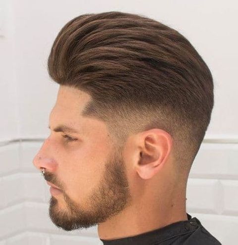 mid fade pompadour for men 2021-2022