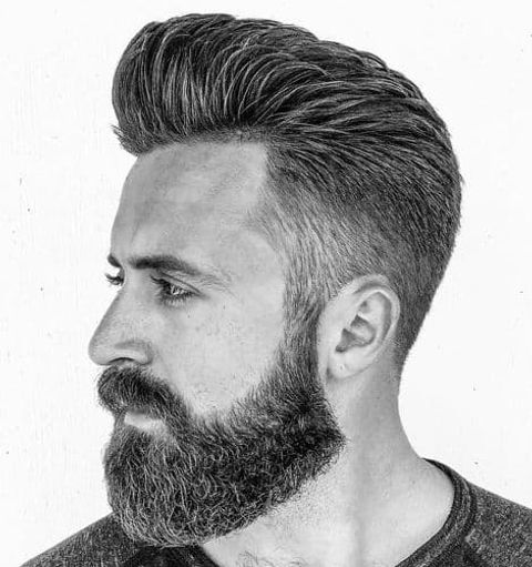 taper fade pompadour haircuts for men 2021-2022