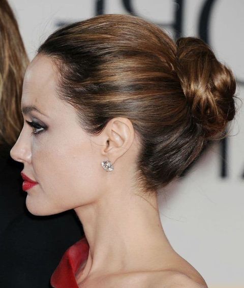 Angelina jolie's bun hairstyle 2021-2022