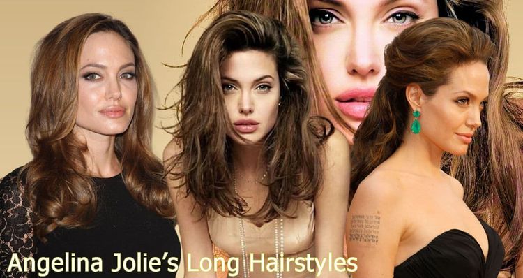 Angelina Jolie's Long Hairstyles 2021-2022
