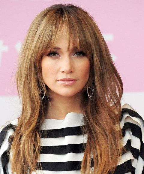 Layered long hairstyles with bangs 2021-2022