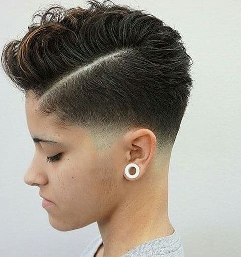 Line short mohawk for women 2021-2022