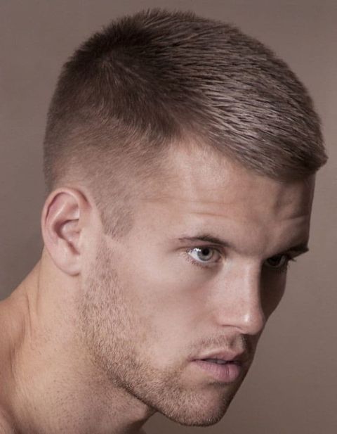 Layered short fade style for men 2021-2022